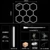 Luz de Garagem Luz Hexagonal Colmeia 110V Loja de Lavagem de Carros Filme Teto Luz Estação de Trabalho Beleza Automotiva Lâmpadas Zhongshan