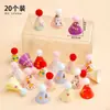 Chapéu Mini com Laço Estilo Coreano Decoração de Bolo Ornamento Pom-Pom Chapéu de Aniversário Decoração de Mesa de Confeitaria