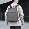 Mochila casual de color liso transfronteriza, personalidad de moda, bolsa de computadora de negocios, gran capacidad, mochila simple para estudiantes