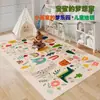 Tapete de Engatinhar Infantil Desenho Animado Fofo, Tapete para Sala de Estar, Quarto, Cabeceira da Cama, Tapete de Chão Antiderrapante e Resistente a Manchas, Tapete Completo de Grande Área