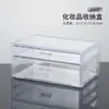 Estante de Almacenamiento de Escritorio de Acrílico Transparente de Múltiples Cajones Tipo Caja para Cosméticos Almacenamiento de Labiales, Brillos de Labios, Esmaltes de Uñas
