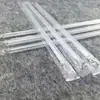 Pajitas transparentes de colores de punta dura desechables, empaquetadas individualmente, para leche de soja, jugos y leche, pajitas delgadas rectas ecológicas