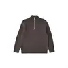 Estilo Old Money Lujo Ligero Ropa para Hombre, Suéter de Lana con Cremallera Simple para Hombre de Negocios, Versátil Suéter de Punto con Cuello Alto, Corte Holgado