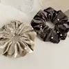 Goma de Pelo Grande de Terciopelo con Perlas Coreana Otoño Invierno para Mujer Retro Atadura para el Cabello en la Parte Posterior de la Cabeza Atadura para Cola de Caballo Accesorios para el Cabello Flor para el Cabello