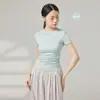 Calça de Renda Wide Leg para Mulheres, Nova Cintura Alta, Caimento Solto, Secagem Rápida, Casual Floral de Nove Pontos