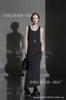 Vestido de tirantes con borde enrollado y escote en U de lana merino, estilo minimalista francés, vestido largo sin mangas para mujer, Otoño e Invierno