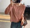 Tejido de Punto Fino de Seda de Hielo Camisa de Protección Solar de Manga Larga para Mujer Verano 2025 Nuevo Estilo Estilo Extranjero Reductor de Edad Top Cárdigan de Punto para Mujer