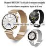 Para Huawei GT5pro Dual Magnetic Magnetic Metal Milan 20/22mm Strap GT4 Oficial Mesma Pulseira de 18mm