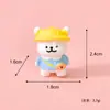 Nova Figurine de Cachorrinho Branco Fofo Acessórios de Decoração DIY Carro Mesa Sacola Surpresa Caixa Surpresa Pequenos Enfeites de Resina