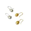 Estilo coreano Niche Design Estilo frio Latão banhado a ouro Gotas de água gorda simples elegante diário All-match brincos brincos para mulheres