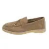 Zapatos Perezosos de Moda 2026 Zapatos de un Solo Color Slip-ons Mocasines Estilo Mujer Nuevo Fondo Plano Retro Casual Otoño Versátil Antiguo