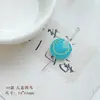 Retro Doméstico Dorado Pintado Checo Vidrio Perlas Redondo Pájaro Hecho a Mano Corazón Material Pulsera Cadena de Teléfono Móvil Joyería Accesorios