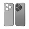 Funda Protectora Huawei P80 Pro/Ultra Ultra-Delgada Carcasa Mate Material PP Anti-Sudor y Anti-Arañazos Funda para Teléfono Móvil de Metal Desnudo
