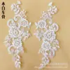 Changshu Runfa Traje Ben Branco Preto Vermelho Flor Renda Vestido de Noiva Joias Acessórios de Cabeça Artesanal