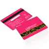Personalización de fábrica almacenamiento de banda magnética tarjeta PVC de valor tarjeta de código de barras tarjeta VIP diseño de regalo fabricación de tarjetas VIP