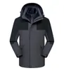 Jaqueta Corta-Vento Personalizada com Logo Impresso Outono Inverno Outdoor para Grupo Forrada com Fleece Espessada Color Blocking Roupa de Trabalho Feita Sob Medida Jaqueta de Trabalho