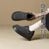 Sandálias Birkenstock com Solado Grosso e Forro de Lã para Mulheres, Novos Mocassins Casuais Retrô Outono/Inverno 2026, Botas de Neve com Forro de Lã, Sapatos de Algodão