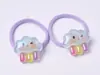 Lindos y brillantes accesorios para el cabello de poni Polly, lazo para el cabello, cuerda de goma para el cabello, cuerda para el cabello de dibujos animados para niñas, accesorios para el cabello con flequillo para niños