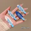 Lindos pasadores de pelo coloridos estilo coreano para mujer, pinzas de cocodrilo de alta gama y exquisitas con forma de lazo, pasadores laterales dulces para flequillo inspirados en la dopamina