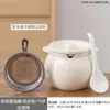 Jarra de Cerámica para Manteca, Tanque de Aceite Doméstico Resistente a Altas Temperaturas con Tanque de Filtro, Tanque de Almacenamiento de Aceite con Tapa, Utensilios de Cocina, Taza para Estofado