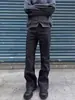 Jeans Rectos Casuales Versátiles de Pierna Recta, Vintage de Moda de Primavera con Borlas, Desgastados, Cepillados con Cera