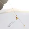 Explosión de TikTok Acero de Titanio Tirar Oso Amoroso Collar Joyería para Hombres y Mujeres Moda Personalidad Popular en Internet Europa y América Transfronterizo Simple