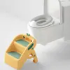 Asiento Cojín y Escalón Combinados para Ayuda de Baño de Bebé en Casa Anillo para Asiento de Inodoro de Baño Infantil Set de Entrenamiento para Ir al Baño