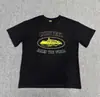 Camiseta Alcatraz Sailboat da Marca Trendy Corteiz Unissex Caimento Solto Gola Redonda Manga Curta Retrô Transfronteiriça Em Estoque