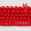 Cuentas sueltas de jade persa rojo Yirun de mingmao fundido, color ágata, pulsera de jade beige transparente, collar, accesorios de joyería al por mayor