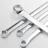 Llave de alineación de cuatro ruedas de doble extremo de caja de aviación llave plana extra larga para coche herramienta de ajuste de ángulo de camber llave