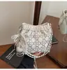 Nova bolsa pequena de lantejoulas para mulheres, nova bolsa de ombro fashion 2026, bolsa transversal de corrente azul jeans