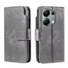 Funda de Cuero para Teléfono Estilo Cartera de Nueve Tarjetas Adecuada para Xiaomi 15T/13C Poco C75/M6/X5