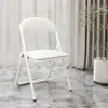 Cadeira simples com encosto de banquinho cadeira dobrável para casa cadeira de computador portátil cadeira para treinamento e conferência cadeira de jantar cadeira de escritório para dormitório