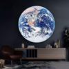 Entrada Entrada Pintura Decorativa Luz LED Lua Redonda Moderna Simples Pintura Suspensa Corredor Luz de Passagem Mural de Porcelana de Cristal de Luxo