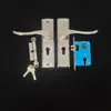 Cerradura de puerta de acero inoxidable, cerradura de dormitorio, cerradura de puerta interior, cerradura pequeña de 70 mm, cilindro de cerradura pequeño de 50 mm, cerradura con manija de acero inoxidable, cerradura de ingeniería