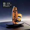 Nuevo Oso Surfeador Creativo Decoración de Coche Dibujo Animado Adorno de Coche Oscilante Accesorio Interior de Coche Transfronterizo OEM Personalización