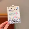Novas Unhas Infantis Removíveis Vestíveis na Caixa para Meninas, Adesivos de Unha Removíveis, Adesivos de Unha Exquisitos de Desenho Animado, Peças de Unha