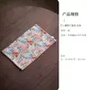 Tapete de Pelo com Borlas Feito à Mão com Padrão de Margaridas Vintage, Tapete de Chá com Ambiente Camadas, Base Isolante de Calor para Mesa de Chá Estilo Chinês Novo