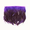 Encaje de Plumas al por Mayor Tiras de Tela Puntiagudas 10-15cm Tiras de Tela Puntiagudas Coloridas Rojas Accesorios para Ropa DIY Muñecas