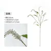 Planta Verde Artificial de una Sola Rama Flor de Hibisco Roja, Flores Artificiales, Adornos para Decoración del Hogar, Arreglo de Escena, Accesorios para Fotografía, Flores Falsas Decorativas