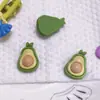 Fruta Brillante Simulada Fresa Cereza Aguacate Resina Accesorios de Joyería Pegamento Crema Material DIY Accesorios para el Cabello Accesorios para Zapatos
