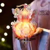 Linterna de Calabaza Festival de Medio Otoño 2026 Modelo Nuevo Kit de Manualidades DIY para Niños Linterna Portátil Brillante de la Fortuna Adorno Colgante