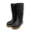 Botas de Lluvia Lita de PVC de Grado Alimenticio con Suelas de Tendón de Res, Antideslizantes, Resistentes al Aceite, Ácidos y Álcalis, Adecuadas para Protección de Zapatos de Agua para Fábricas de Productos Acuáticos y Cocinas de Fábricas de Alimentos