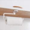 Soporte Creativo para Papel de Cocina Portarrollos de Baño para Toallas de Mano Servilletas Estante con Adhesivo Sin Rastro Soporte para Trapos Perezoso Sin Taladro