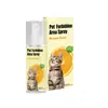 Spray de zona de restrição para animais de estimação para uso doméstico para evitar que gatos urinem na cama e arranhem móveis, spray portátil de zona de restrição para treinamento de animais de estimação