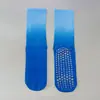 Nuevos calcetines de Pilates y yoga de color degradado para mujer, de longitud media hasta la pantorrilla, con suelas de silicona antideslizantes, alta elasticidad, adecuados para fitness, baile y deportes
