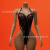 Body Aberto na Virilha de Comércio Exterior Transfronteiriço Que Não Requer Tirar, Revelando o Peito, Meias Sexy Apaixonadas Rasgáveis à Mão, Roupa Erótica Provocante