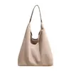 Yaozi 2026 bolso tote casual versátil de moda temprana, bolso de hombro grande de capacidad para el trabajo, retro simple