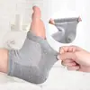 Meias de algodão respiráveis com cobertura de calcanhar em gel SEBS, proteção de calcanhar, meia de calcanhar parcial, meias anti-rachaduras, meias para os pés