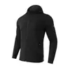Nova Roupa Popular com Capuz de Manga Longa para Fitness Masculino Outono/Inverno, Leggings Respiráveis, Tops Esportivos de Secagem Rápida e Alta Elasticidade para Corrida Masculina